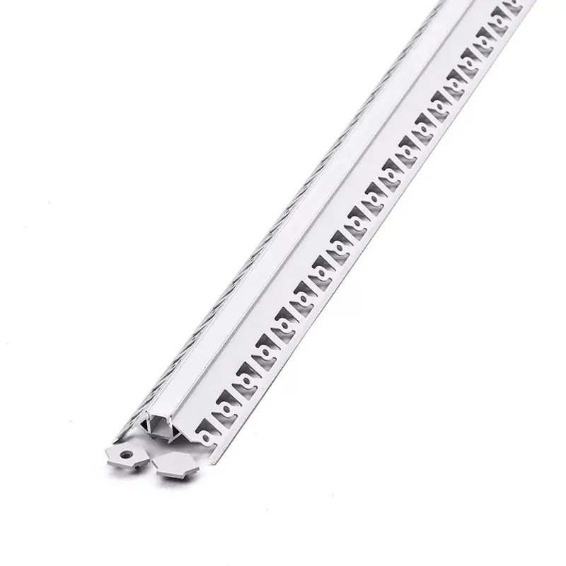 Profil Aluminiu pentru Banda LED Montaj Rigips Colt Exterior 2M Mat