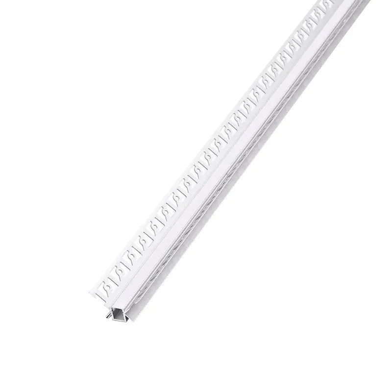 Profil Aluminiu pentru Banda LED Montaj Rigips Colt Interior 2M Mat