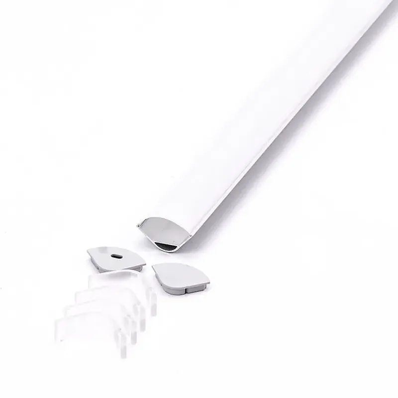 Profil Aluminiu pentru Banda LED Montaj Unghi 90GR 2M Mat