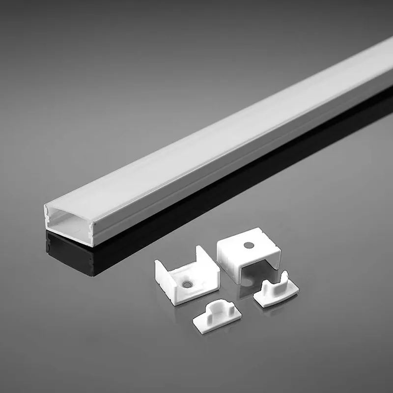 Profil Aluminiu pentru Banda LED 2M 17.4MM X 7.MM Alb