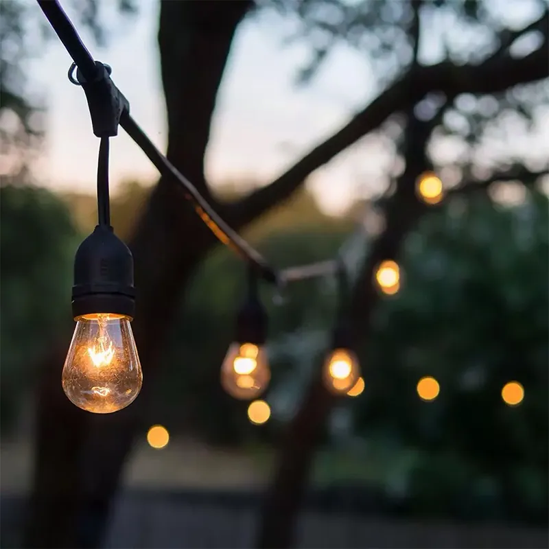 Sir Iluminat Festiv cu Soclu E27X15BUC 15M IP65