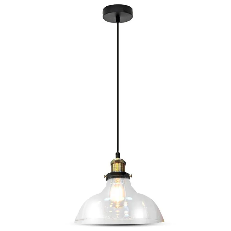 Pendul Tavan Soclu E27 24.5X23X110CM Sticla