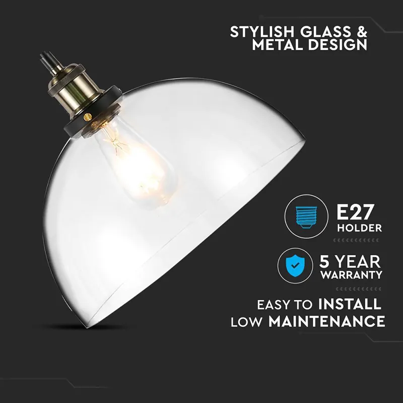Corp Suspendat pentru Iluminat Max 60W IP20 Sticla