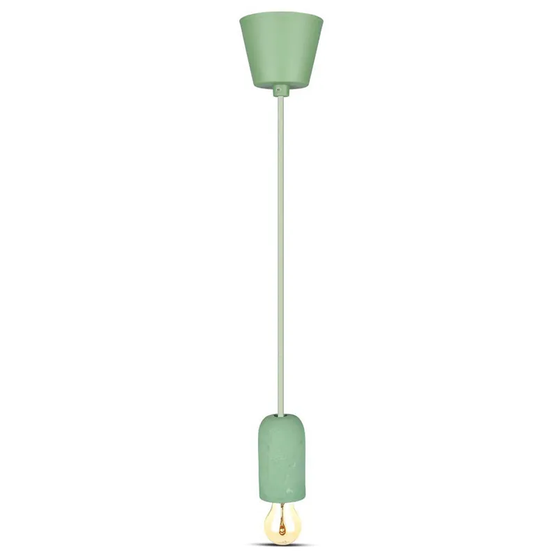 Pendul Tavan Soclu E27 - Verde