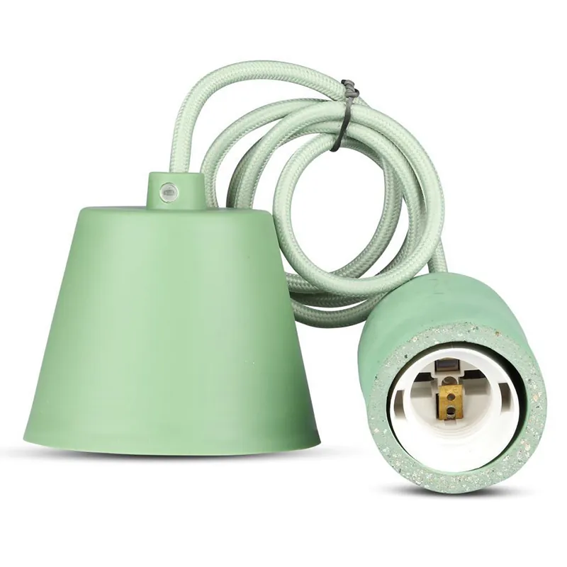 Pendul Tavan Soclu E27 - Verde
