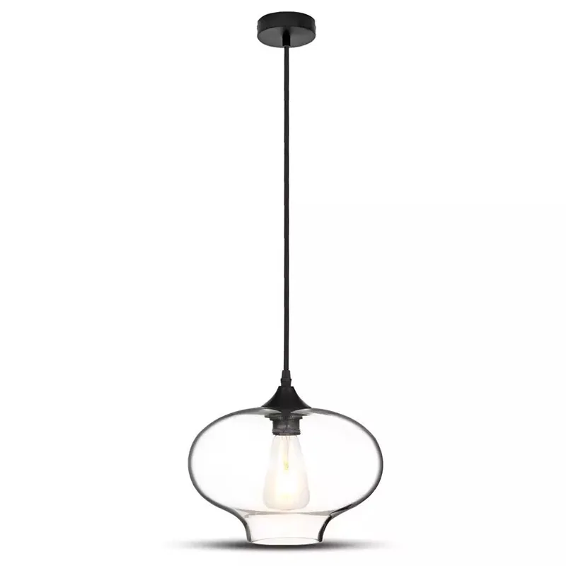 Pendul Tavan E27 Max 60W IP20 Model Glob Sticla