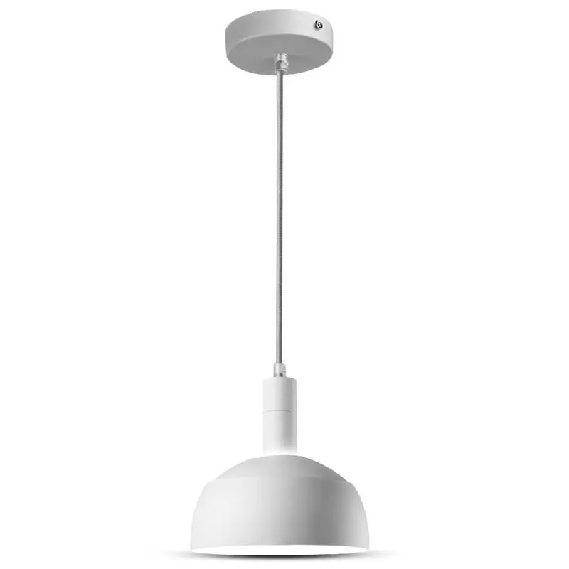 Pendul Tavan Soclu E14 - Alb