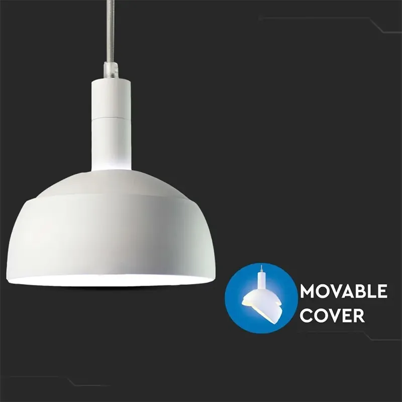Pendul Tavan Soclu E14 - Alb