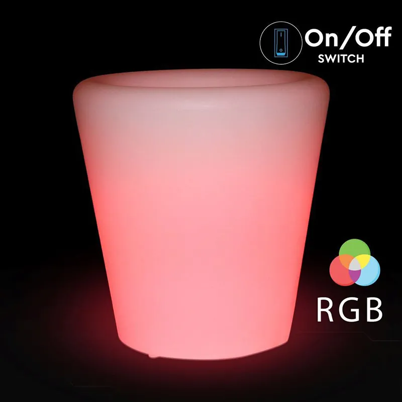 Lampa LED RGB Model Recipient Plante 28X29CM