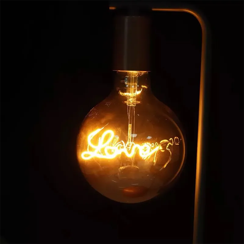 Lampa Birou Soclu E27 - Bronz Rosu