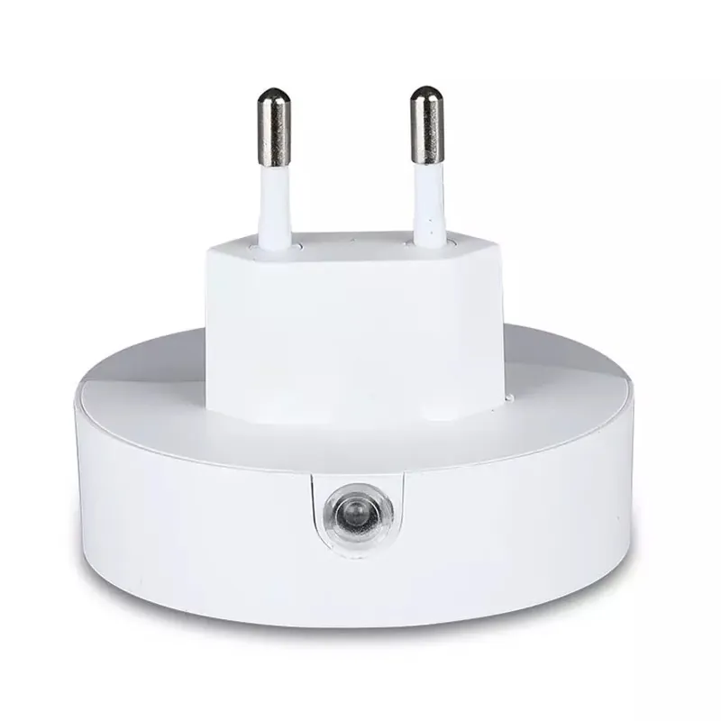 Lampa Veghe Rotunda cu Senzor Lumina 3000K Alb Cald + 2USB