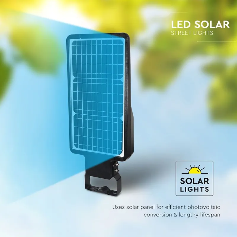 Corp Iluminat Stradal LED Solar 40W 4000K Alb Neutru