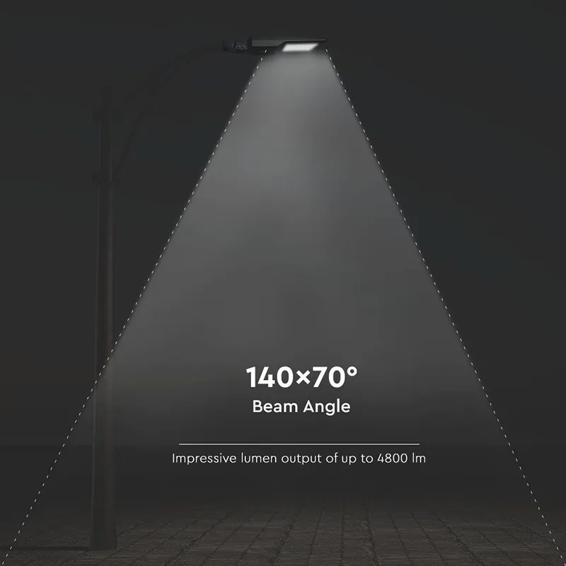 Corp Iluminat Stradal LED Solar 40W 4000K Alb Neutru