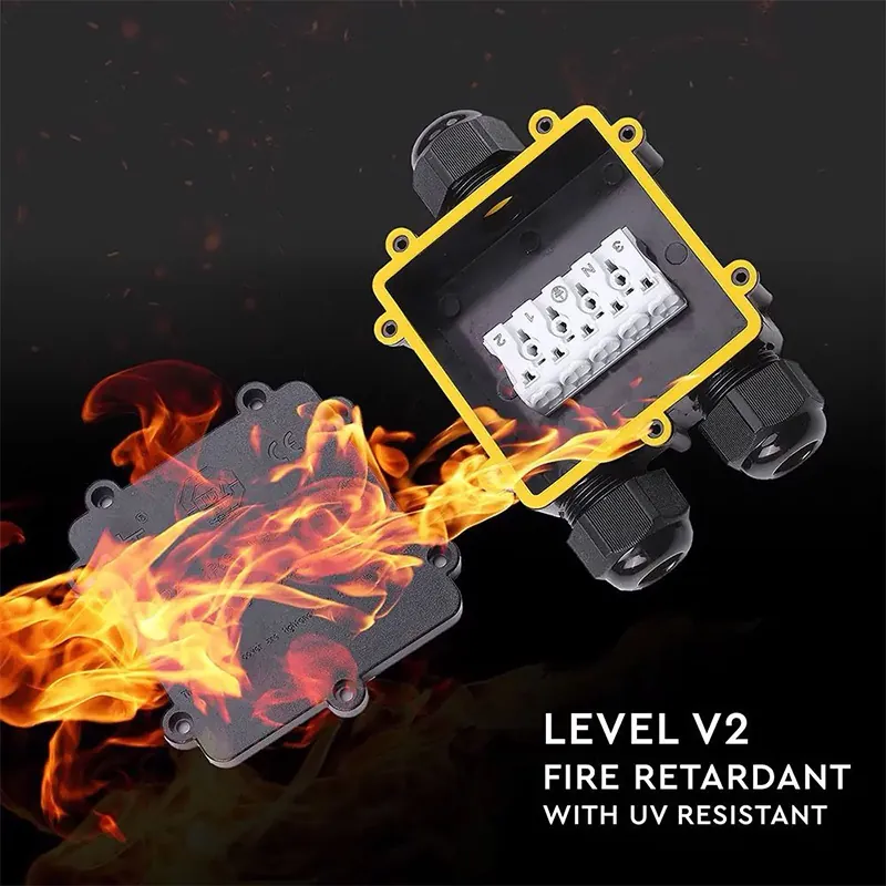 Conector Terminal 8-12MM IP68 - Negru