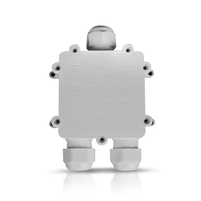 Conector Terminal 8-12MM IP68 - Alb