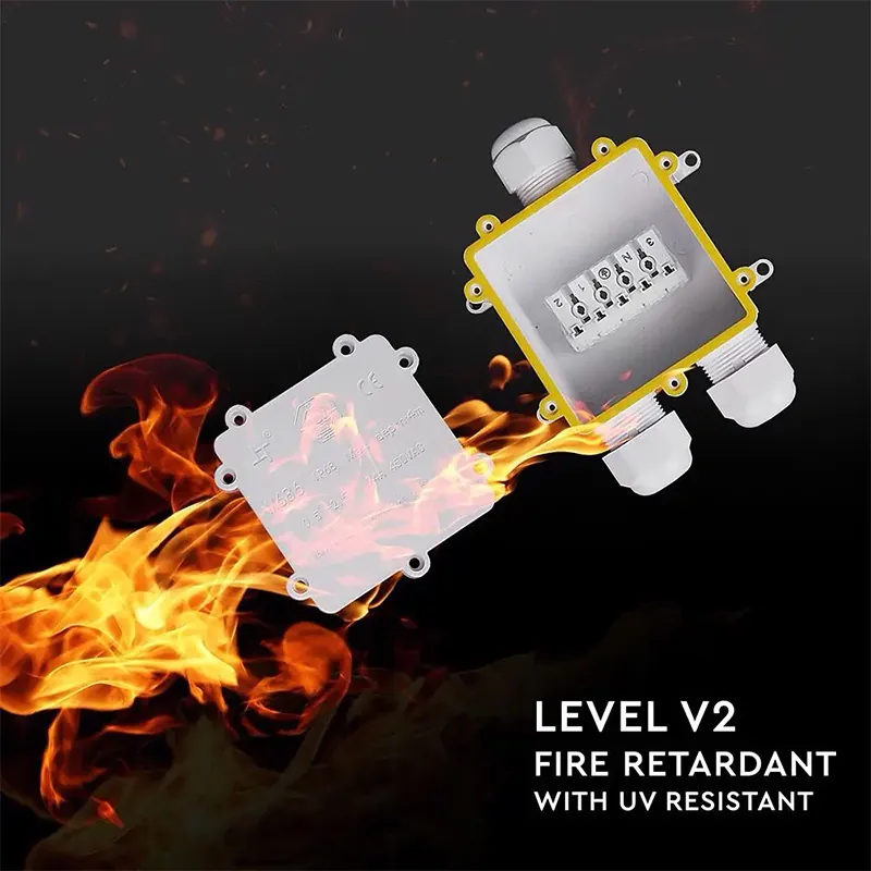 Conector Terminal 8-12MM IP68 - Alb