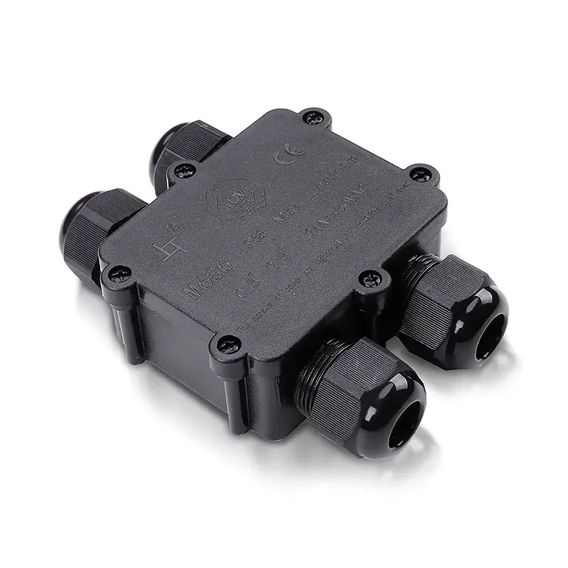 Conector Terminal 4PINI 8-12MM IP68 - Negru