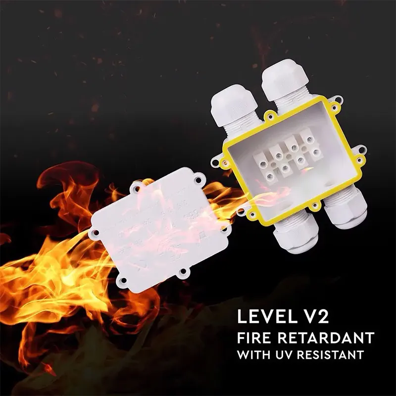 Conector Terminal 4PINI 8-12MM IP68 - Alb