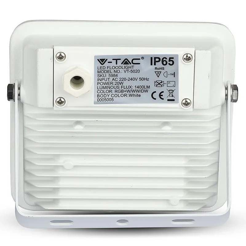 Reflector LED Smart RGB + Alb 20W  IP65 - Alb