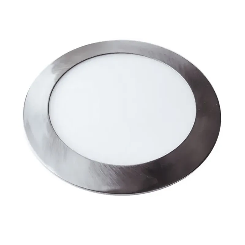 Panou LED Slim Rotund 24W 4000K - Nickel