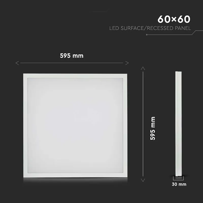 Panou LED 36W 2IN1 60CM X 60CM 3960LM 4000K Alb Neutru