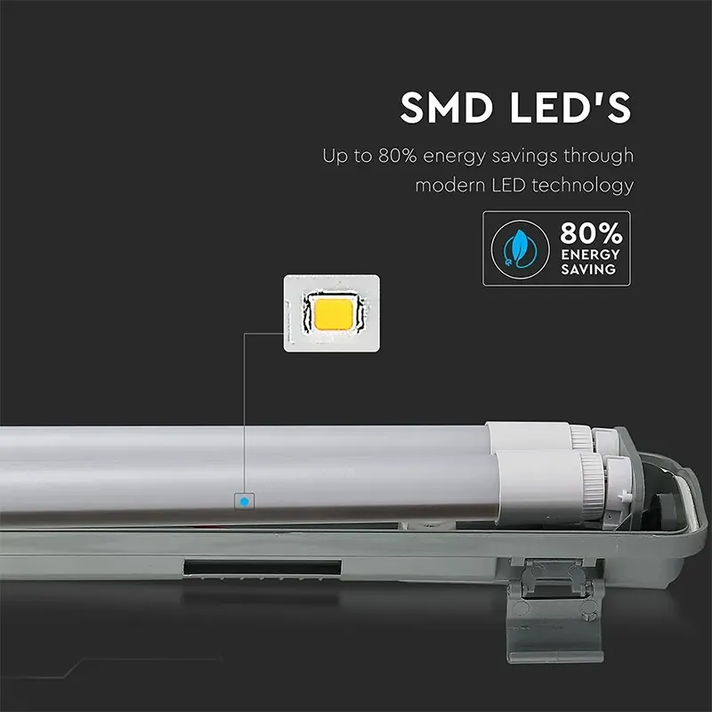 Corp Iluminat LED 120CM 2X18W 4000K Neutru IP65
