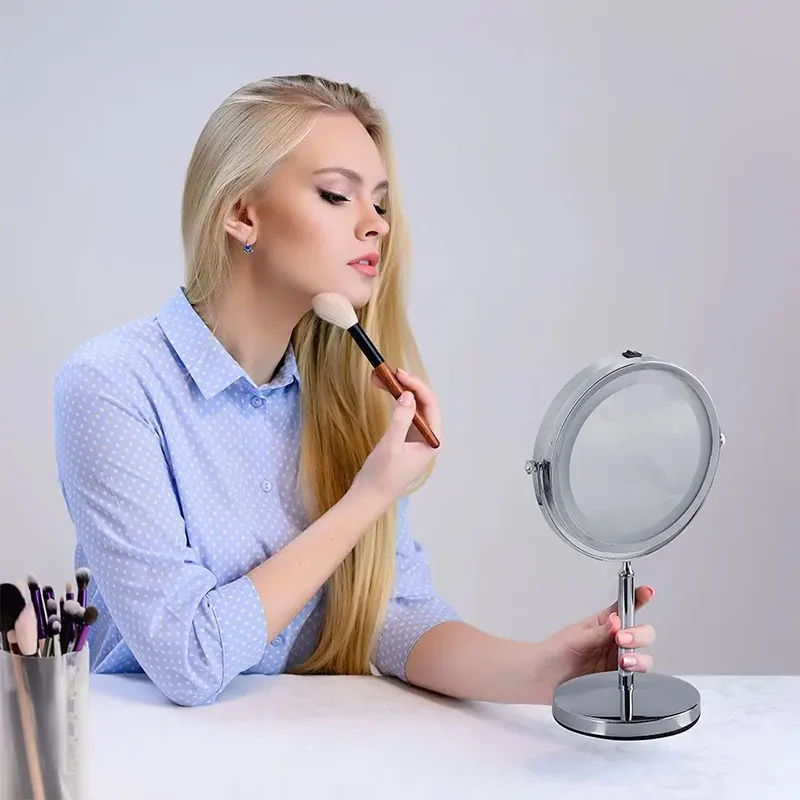 Oglinda Iluminata LED 3W pentru Make Up 6400K cu Baterii  4XAA