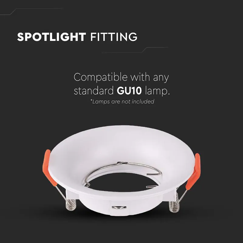 Corp Spot GU10 Rotund 88X40MM - Alb