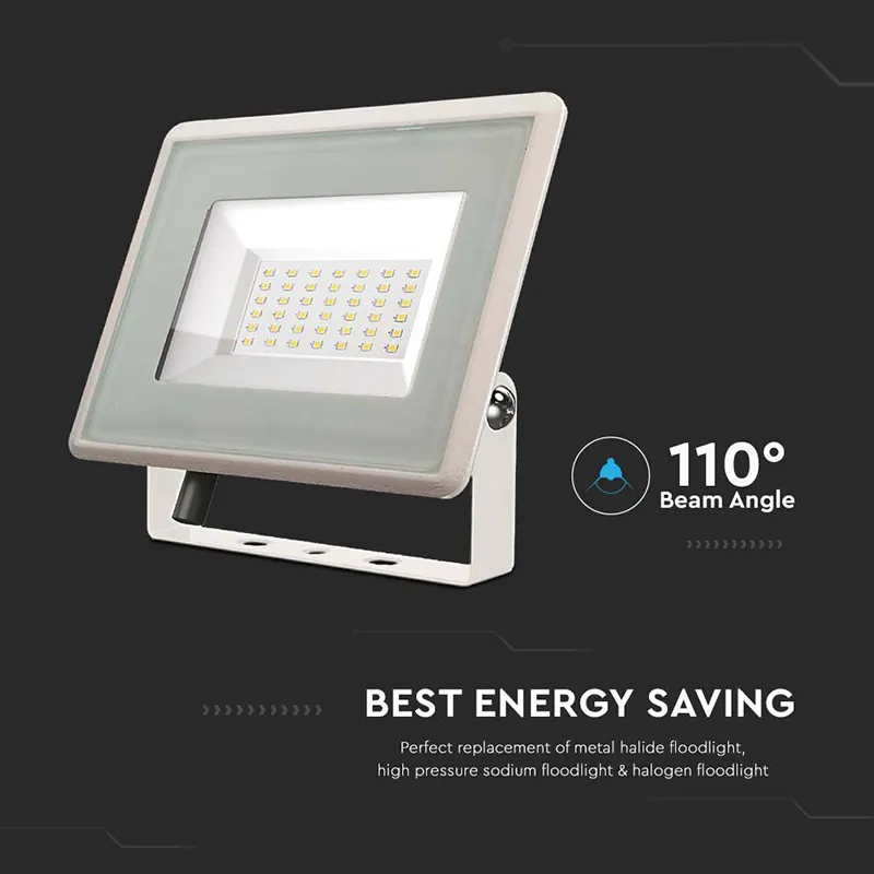 Reflector LED SMD 30W 4000K IP65 - Alb