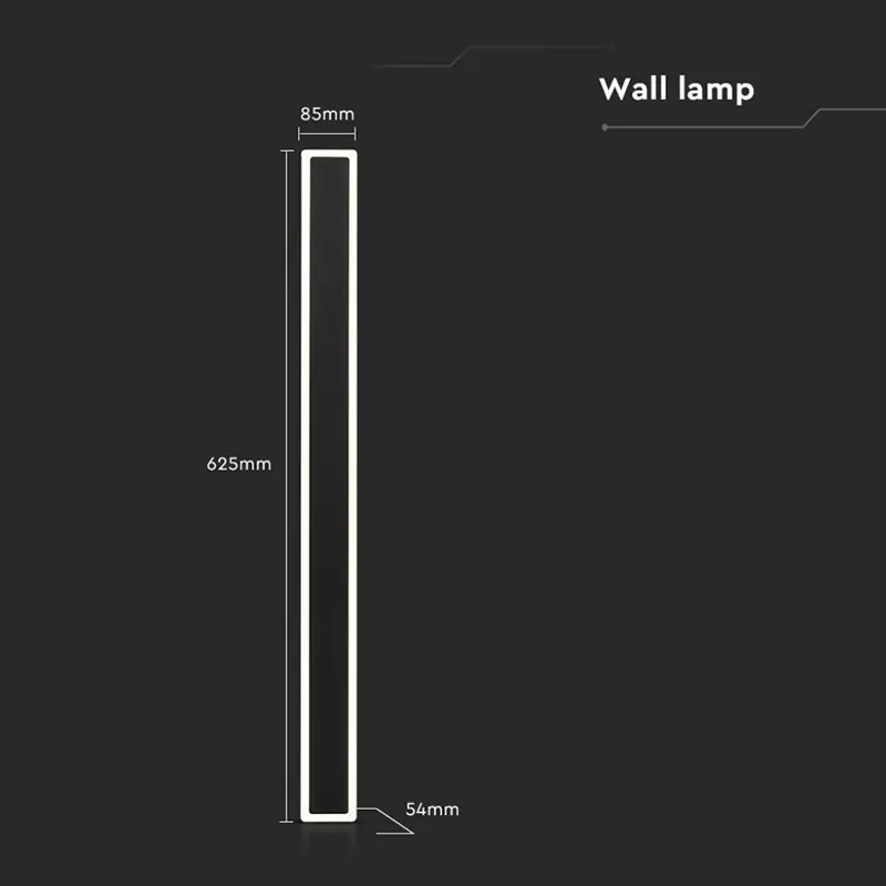 Corp Iluminat LED 17W 3000K IP65 - Negru