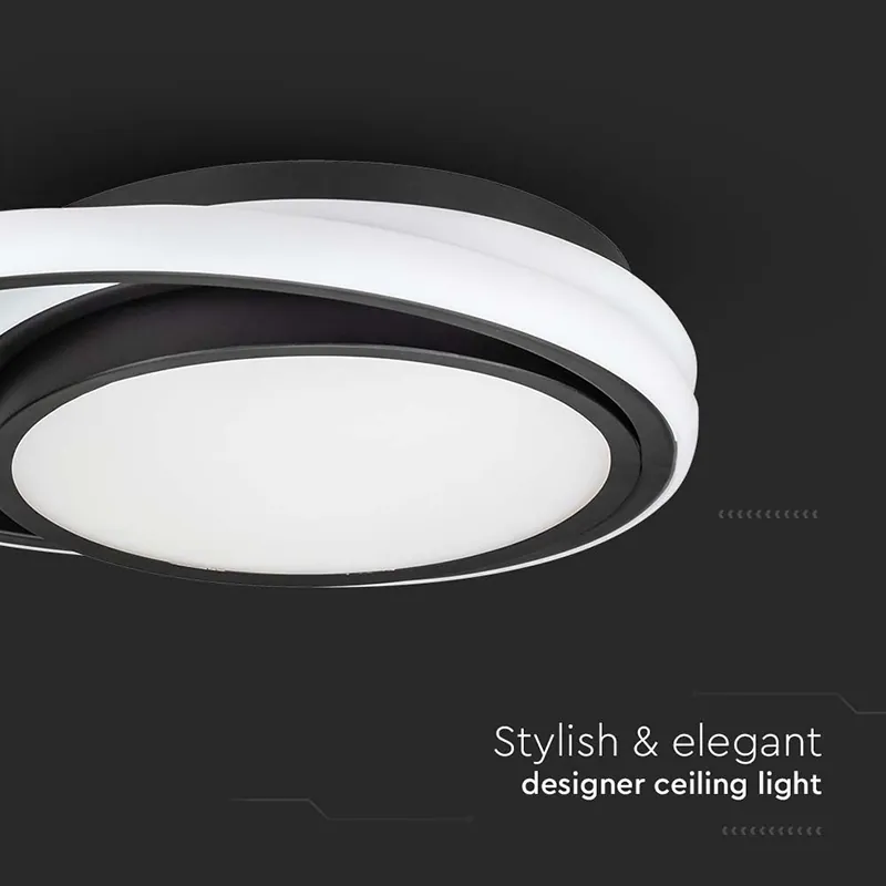 Corp Iluminat LED 38W 3IN1 - Negru