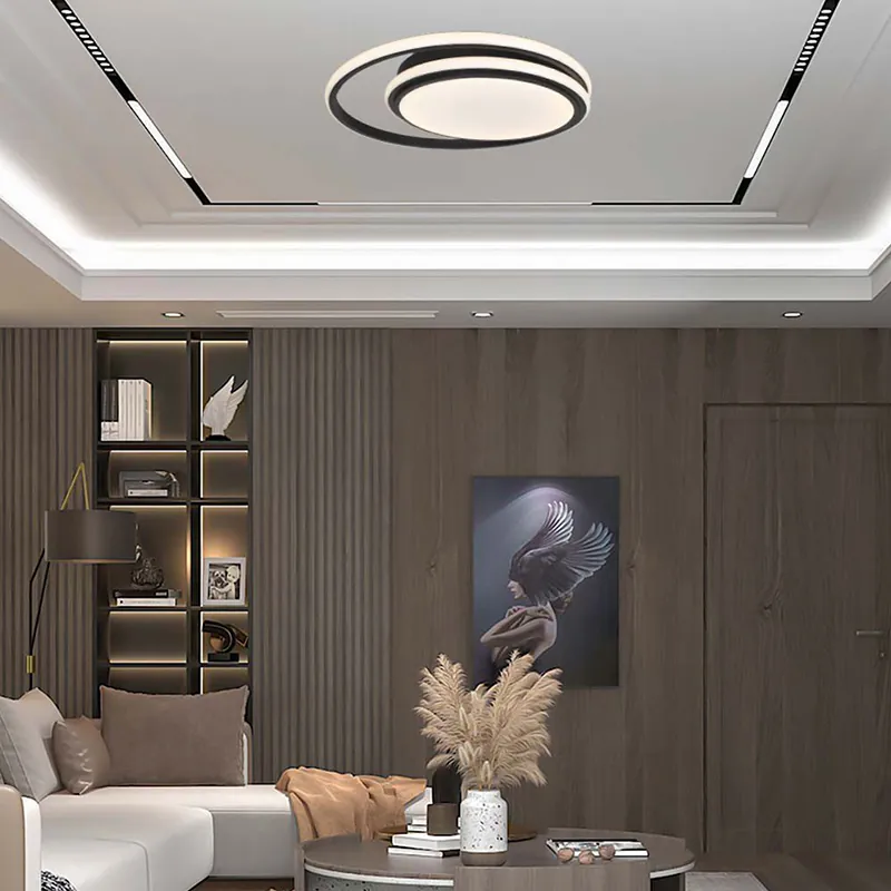 Corp Iluminat LED 38W 3IN1 - Negru