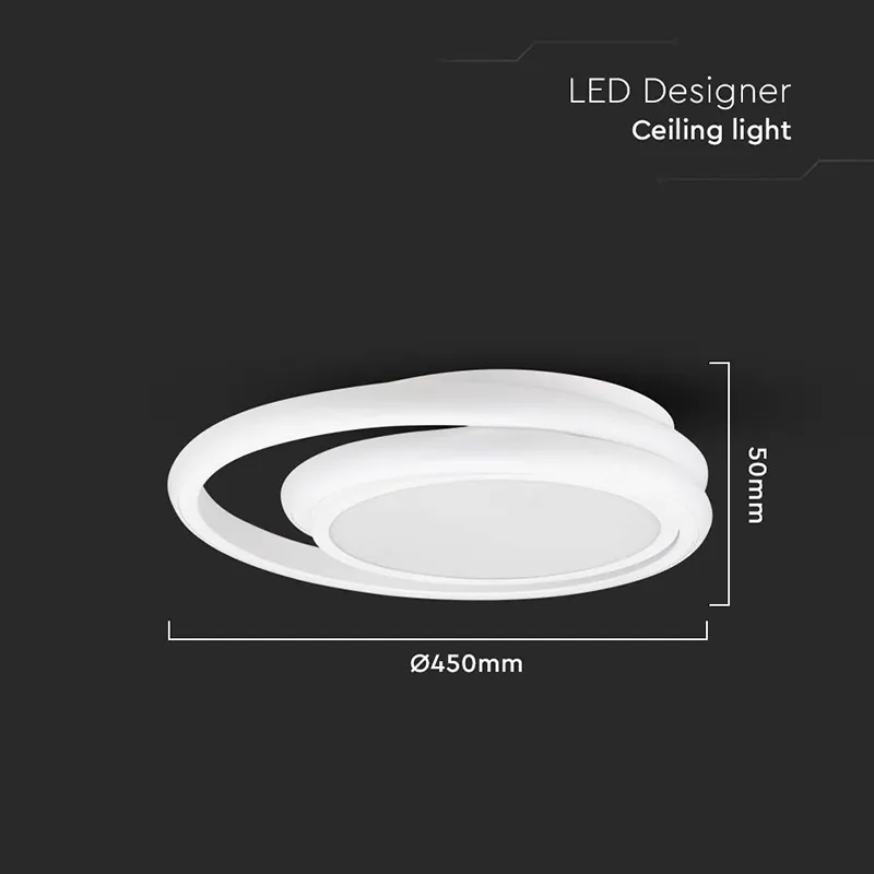 Corp Iluminat LED 38W 3IN1 - Alb