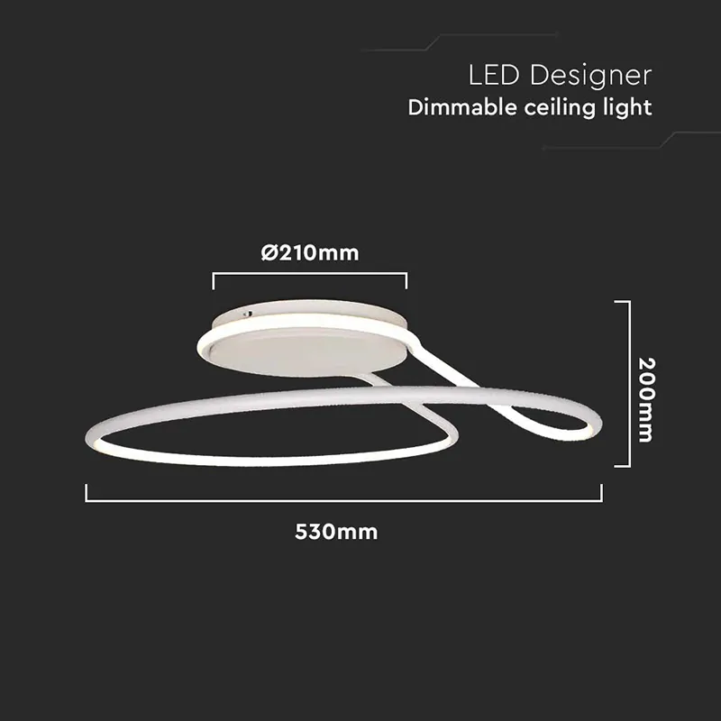Corp Iluminat LED 54W 3IN1 - Alb