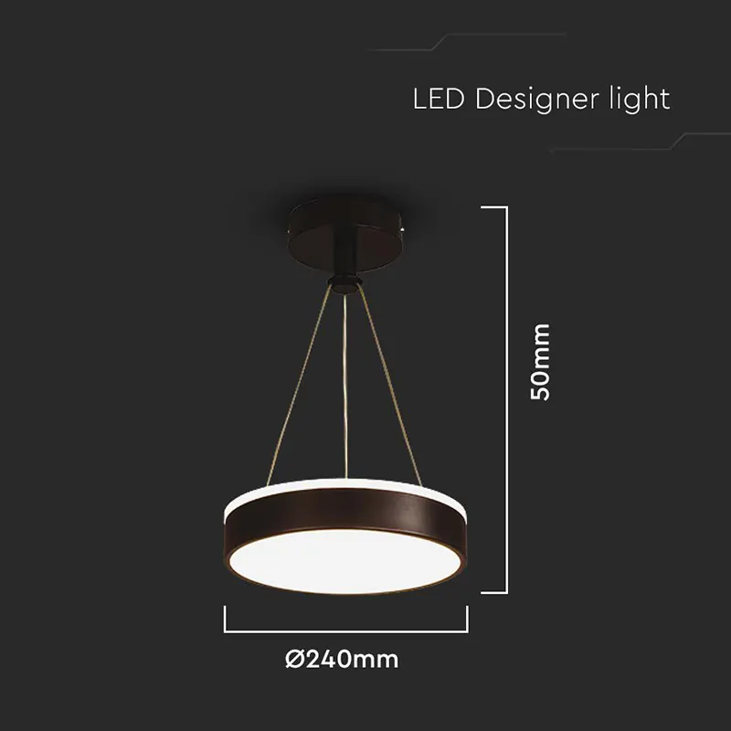 Corp Iluminat LED 12W 3IN1 - Negru