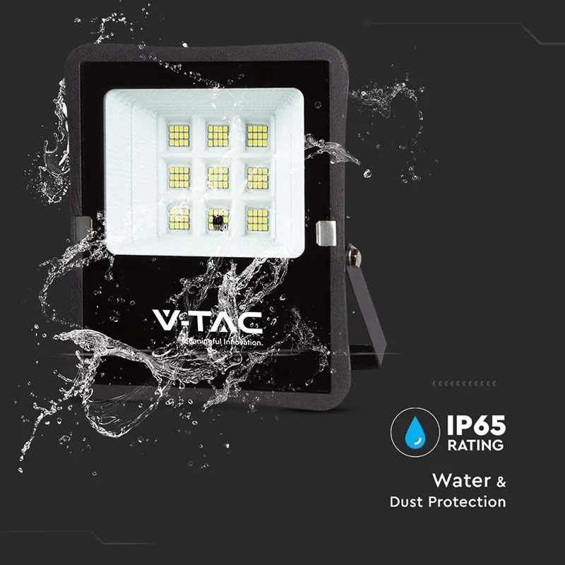 Reflector LED 6W 6400K cu Incarcare Solara