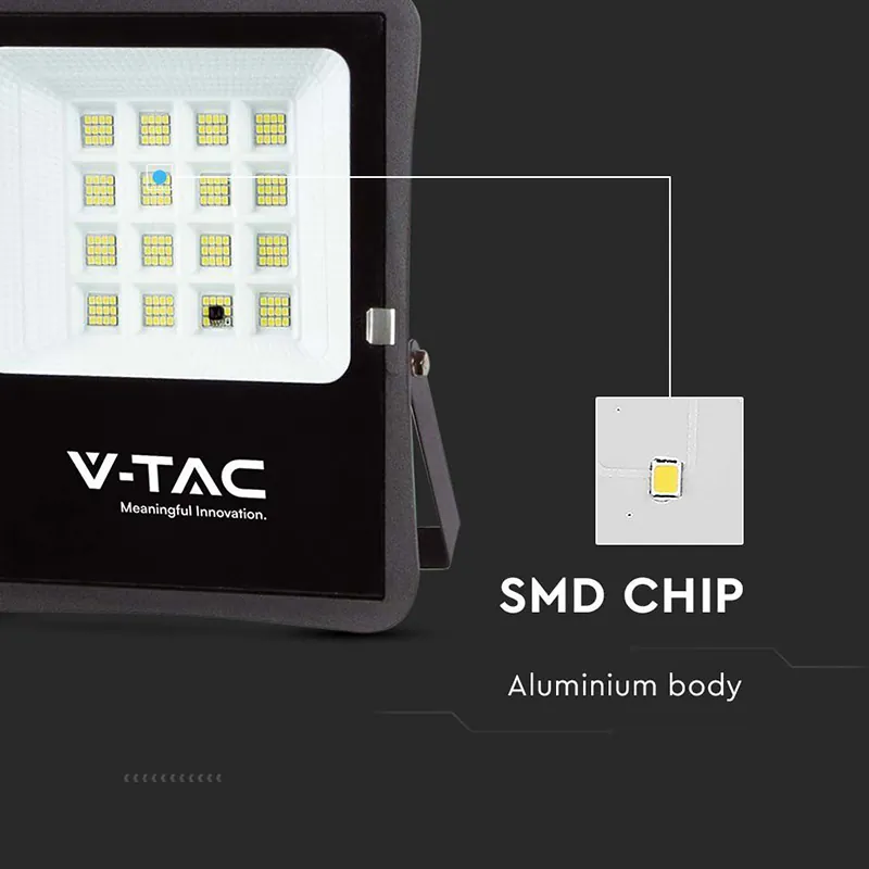Reflector LED 15W 6400K cu Incarcare Solara