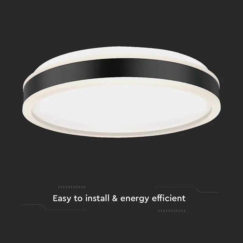 Plafoniera LED 18W 3IN1 - Negru
