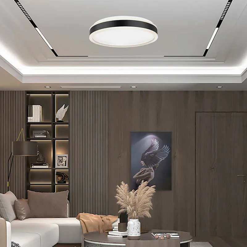 Plafoniera LED 18W 3IN1 - Negru