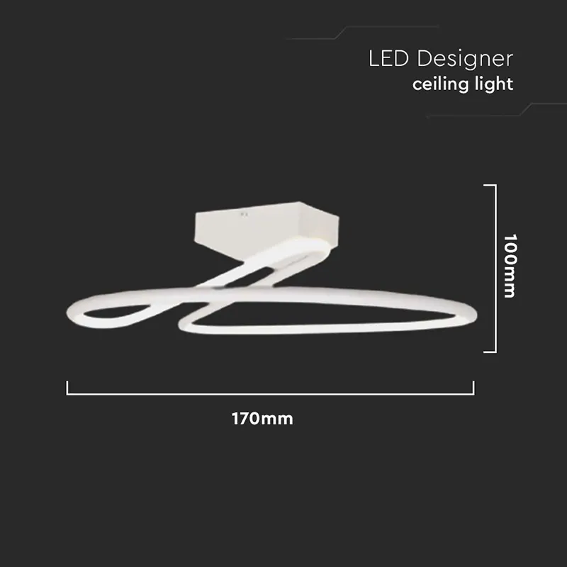 Plafoniera LED 24W 3IN1 - Alb