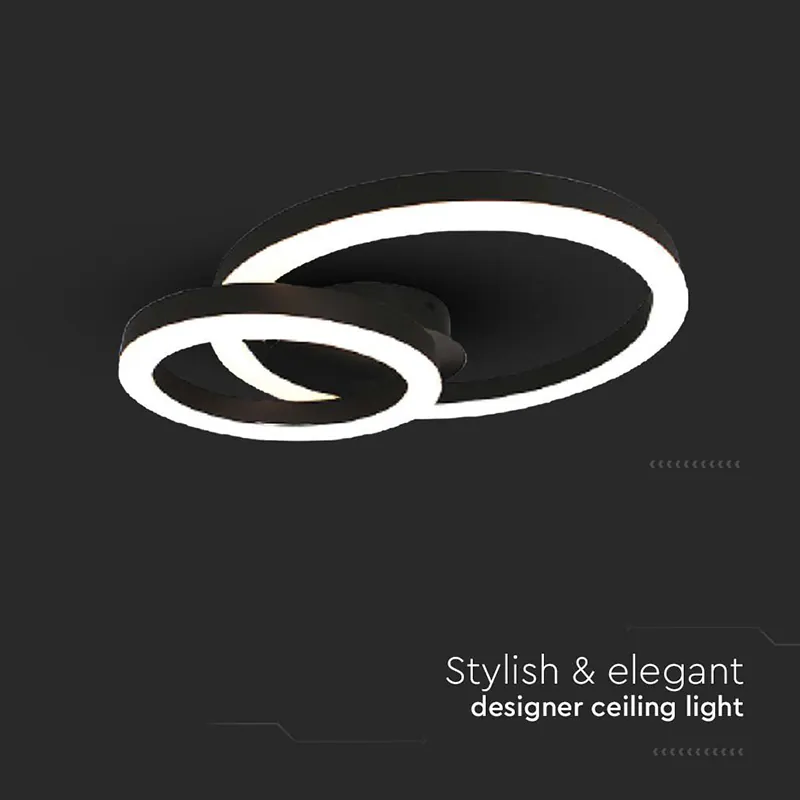 Candelabru LED 20W 3000K 45X10.5CM - Negru