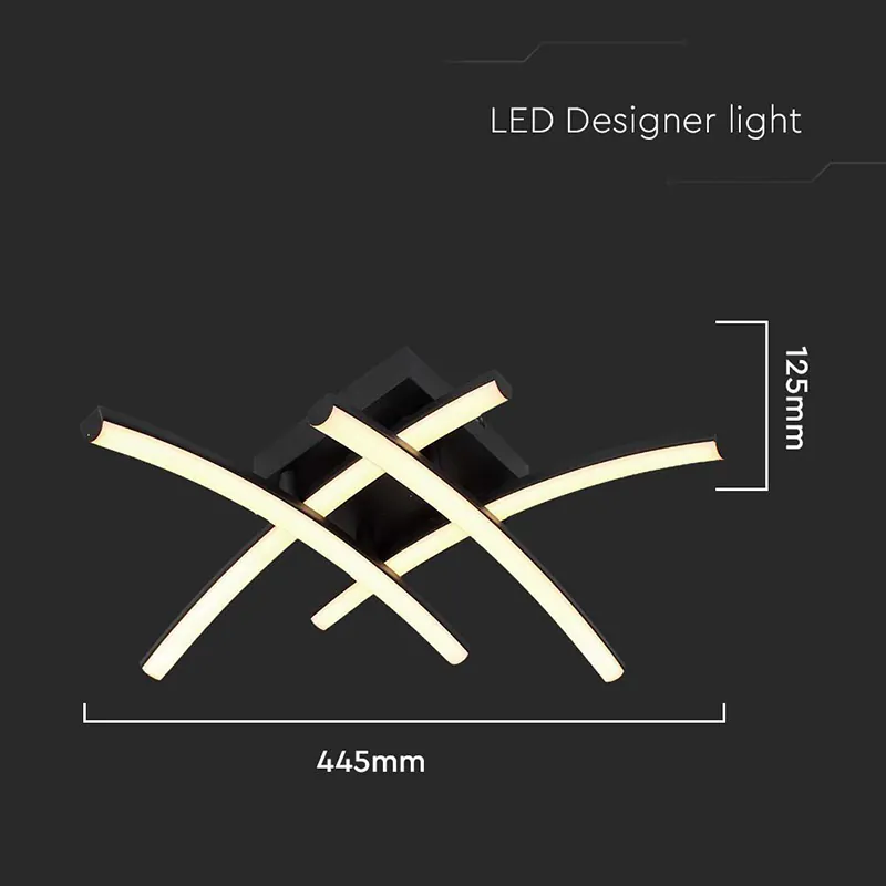 Candelabru LED 24W 3000K - Negru