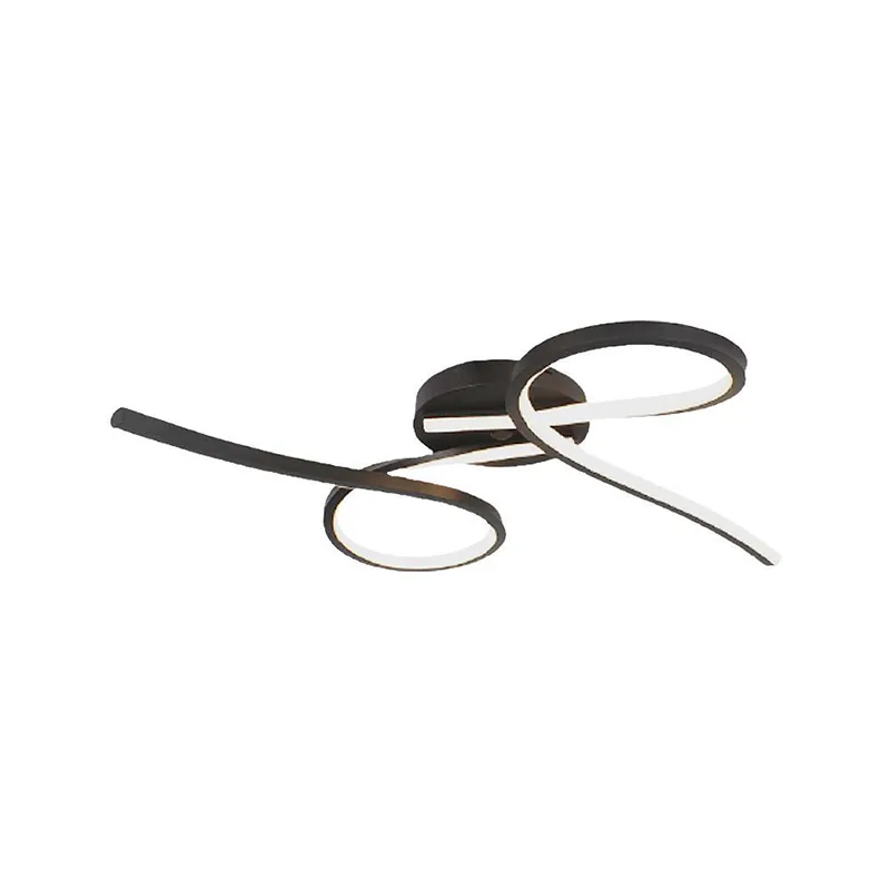 Candelabru LED 24W 3000K 61X12CM - Negru