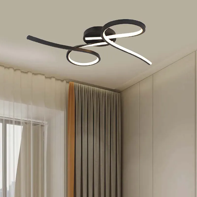 Candelabru LED 24W 3000K 61X12CM - Negru