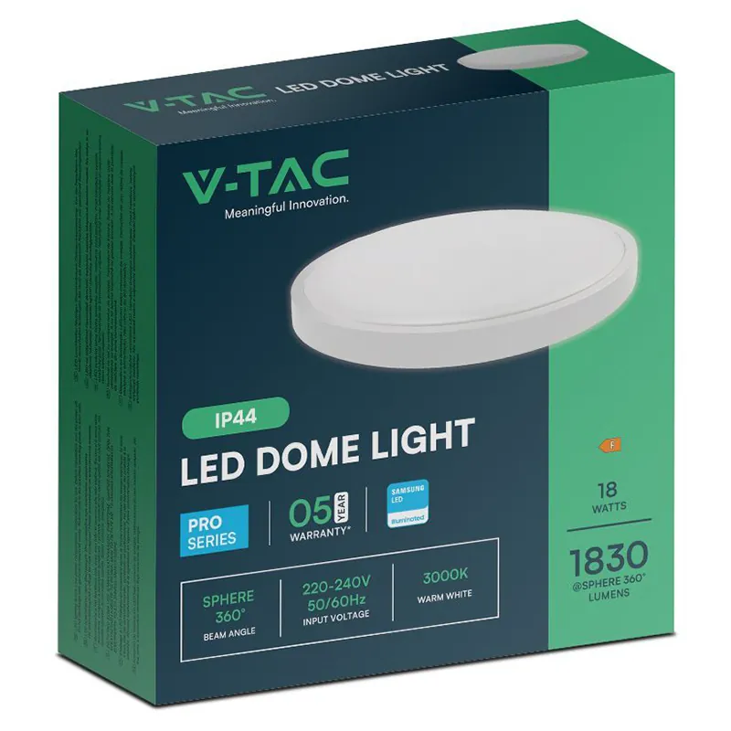 Plafoniera LED 18W IP44 4000K Alb Neutru - Alb
