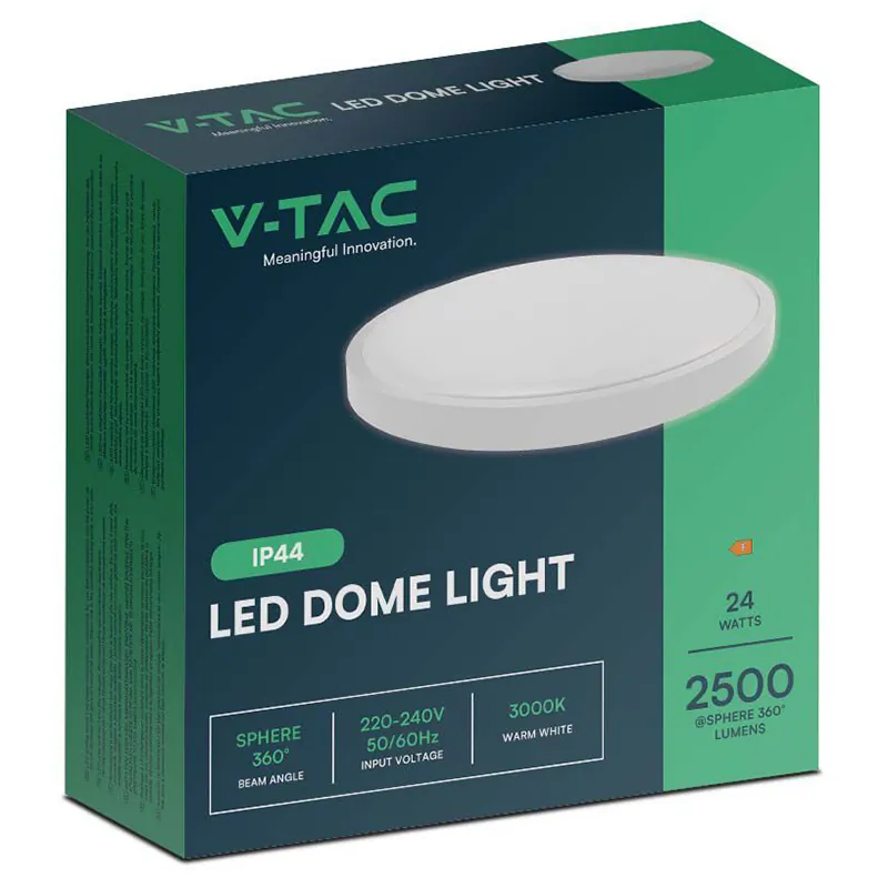 Plafoniera LED 24W IP44 4000K Alb Neutru - Alb