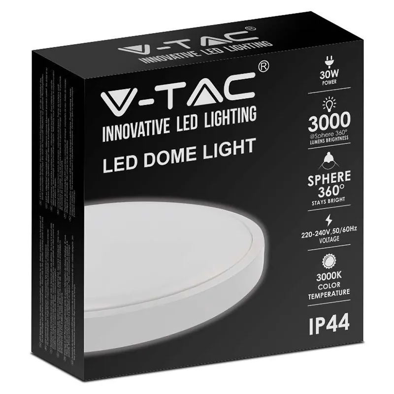 Plafoniera LED 30W IP44 4000K Alb Neutru - Alb