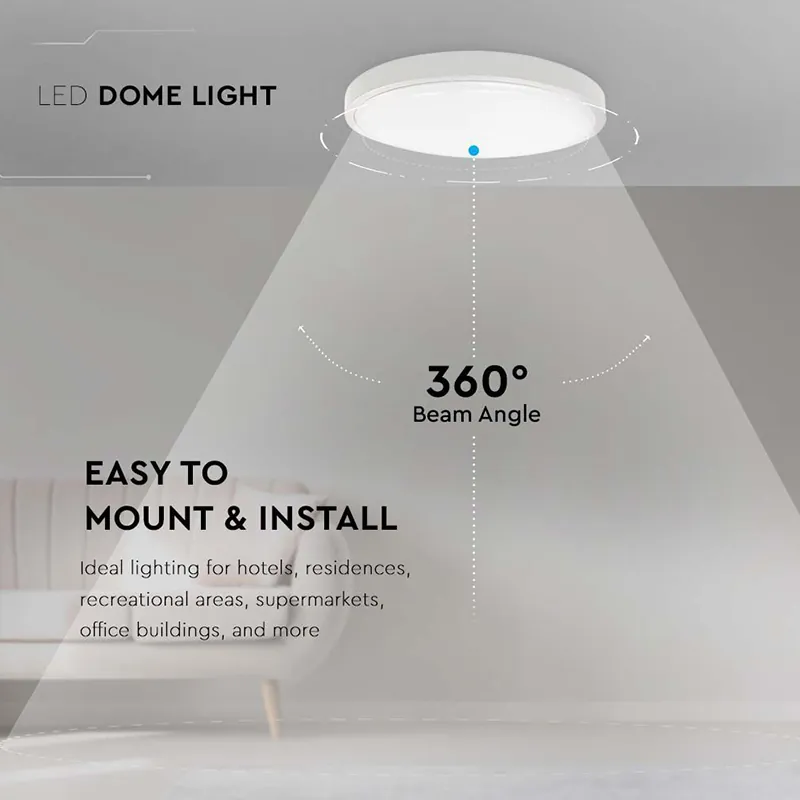Plafoniera LED 30W IP44 4000K Alb Neutru - Alb