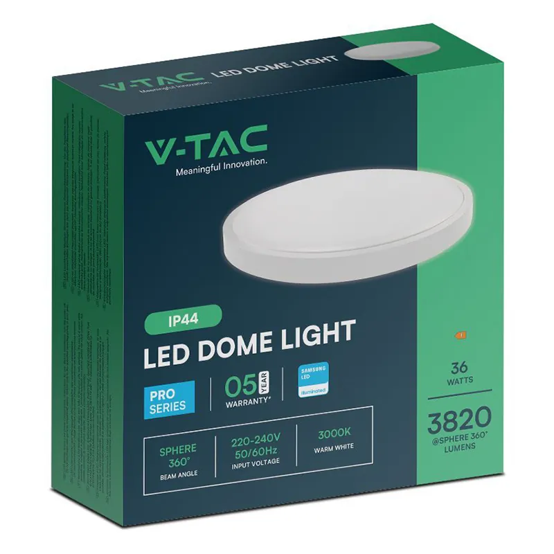 Plafoniera LED 36W IP44 4000K Alb Neutru - Alb