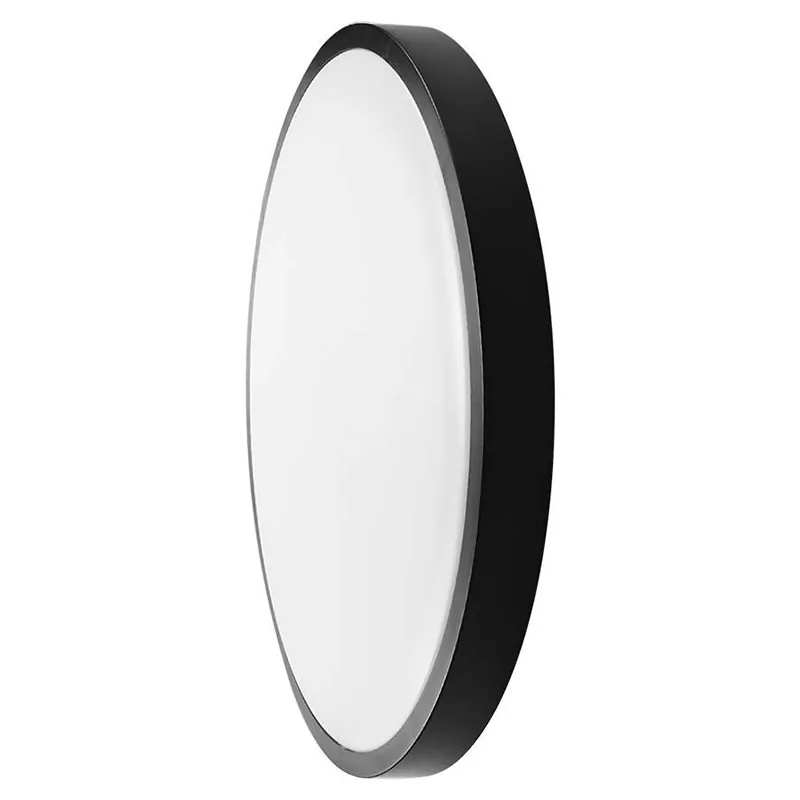 Plafoniera LED 18W IP44 4000K Alb Neutru - Negru